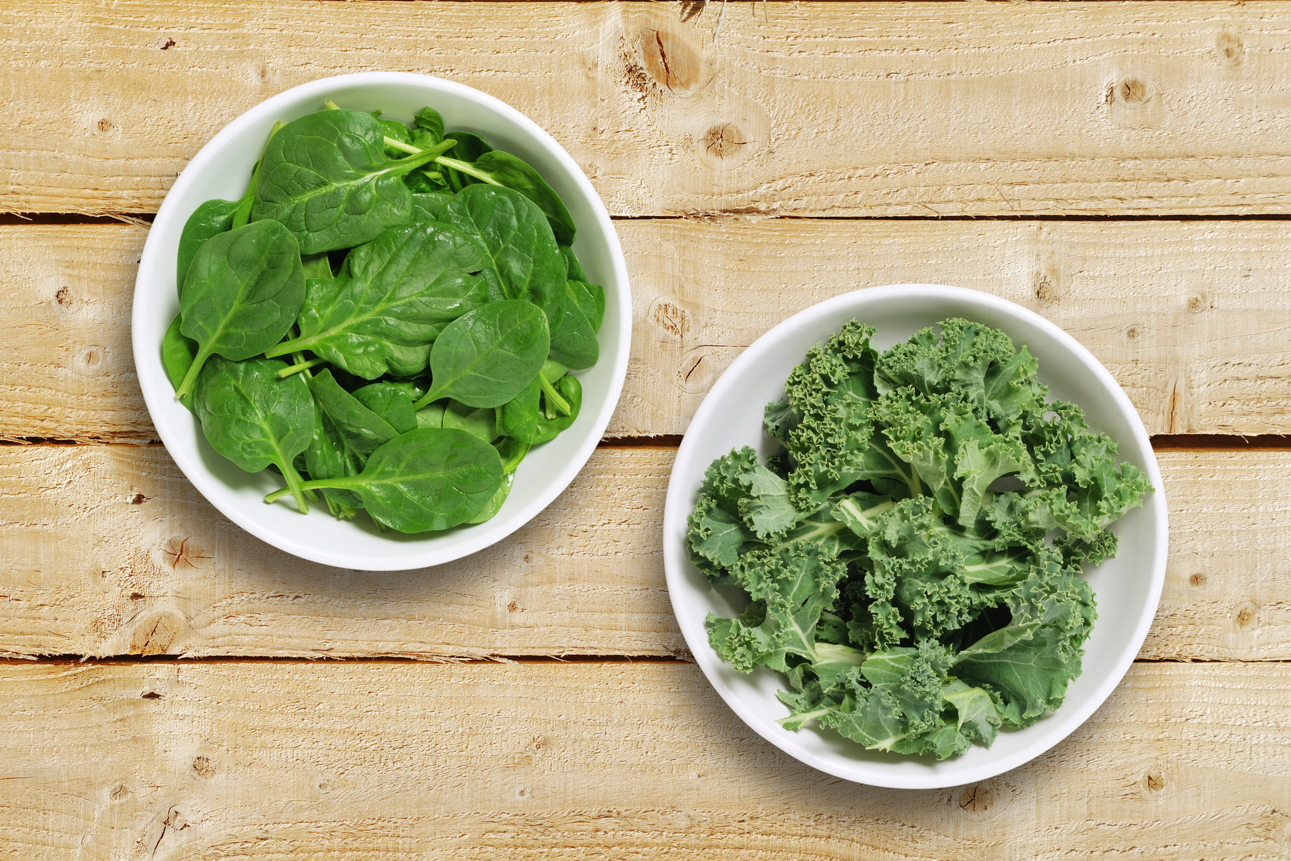 Spinach vs. Kale